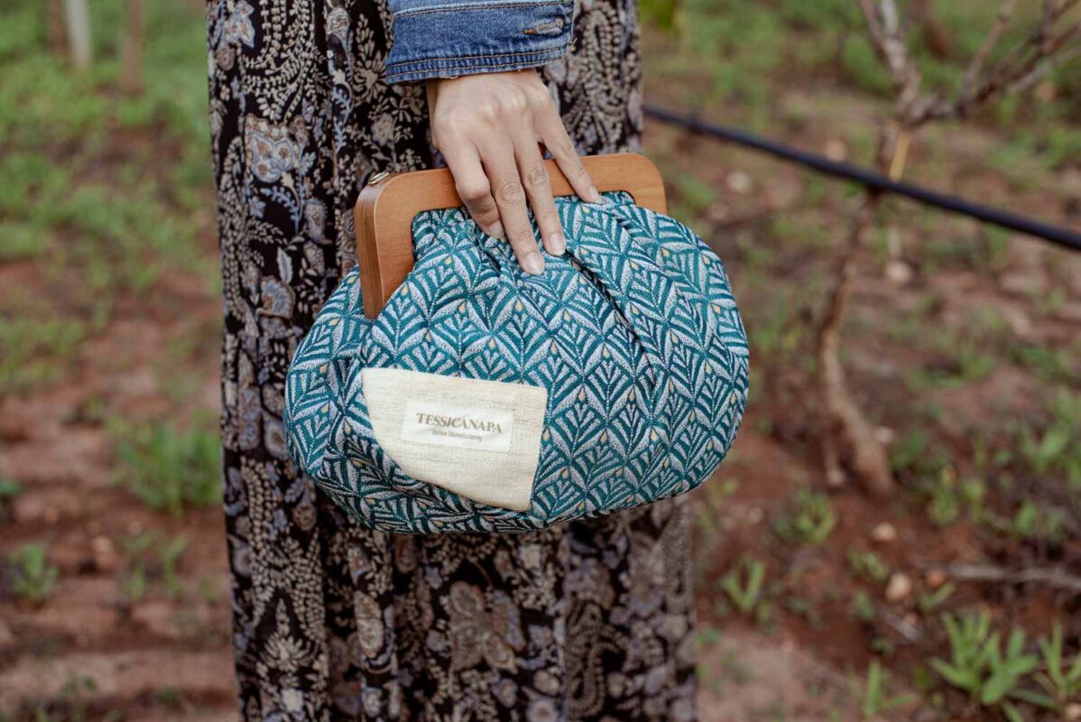 borsa artigianale jacquard