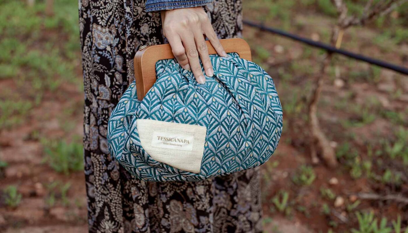 borsa artigianale jacquard