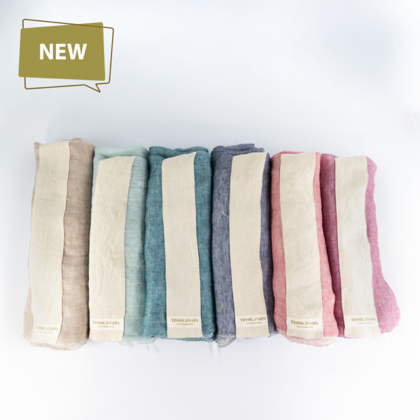 pashmina in canapa e lino new collection 2025