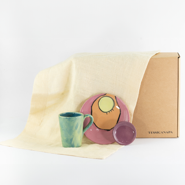 christmas box Mymoments tazza azzurra
