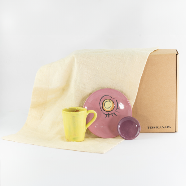 christmas box Mymoments tazza gialla