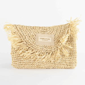 Borsa in rafia e canapa