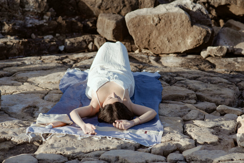 kit delle vacanze firmato Tessicanapa - telo mare