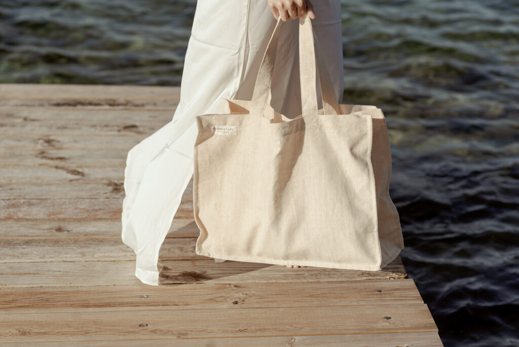 kit delle vacanze firmato Tessicanapa - borsa mare